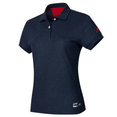 【團(tuán)購定制款】特步 女子短袖POLO衫981128028001