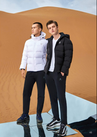 卡爾美 連帽短裝棉服8161MF1005