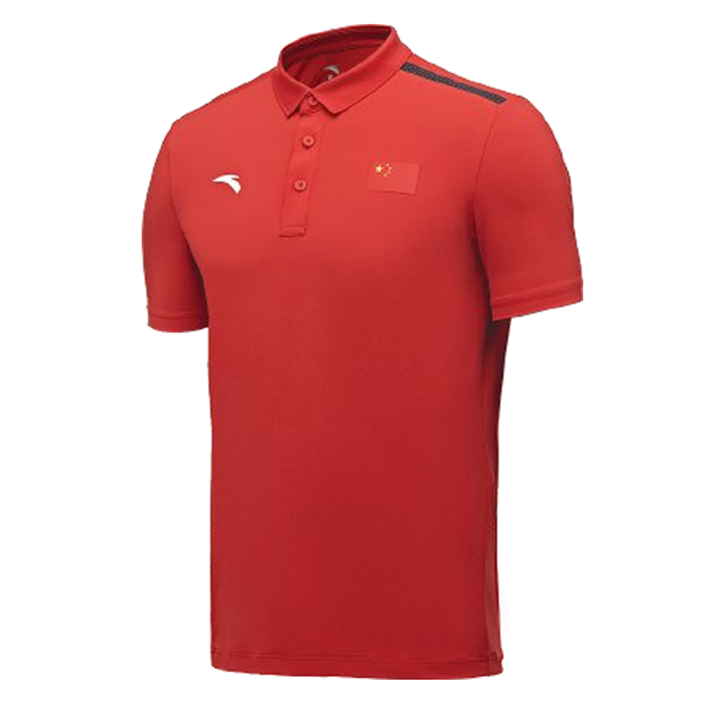 安踏贊助中國國家隊(duì)2022短袖POLO衫團(tuán)購款t恤男女運(yùn)動翻領(lǐng)純色