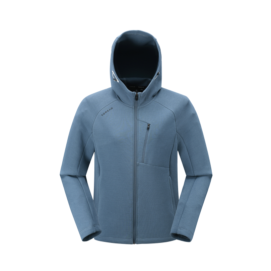 探路者 男式跑步訓(xùn)練外套 秋冬新款軟殼衣男 加絨防水防風(fēng)休閑保暖外套 TAEEAK91417-C11X青灰藍(lán) TAEEAK91417-G01X黑色