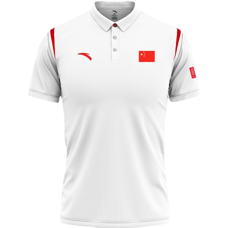 安踏國旗款polo衫2022款國服贊助國家隊(duì)運(yùn)動短袖t恤男女運(yùn)動服