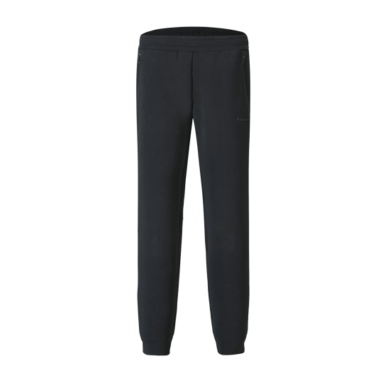 探路者 男式跑步訓(xùn)練褲 功能褲男2022秋冬新款戶外舒適彈力加絨軟殼褲 TAMMAK91419-G01X黑色