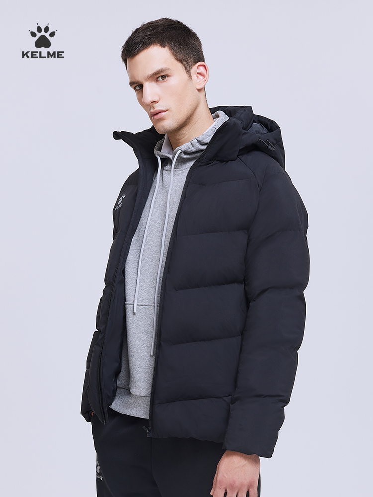 KELME卡爾美運(yùn)動(dòng)棉衣男短款棉襖足球訓(xùn)練大衣棉服外套8161MF1001