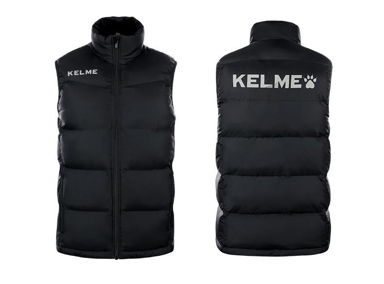 卡爾美運(yùn)動(dòng)棉馬甲保暖足球運(yùn)動(dòng)坎肩 加厚馬夾外套8261MJ1007