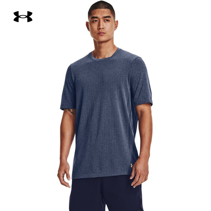 安德瑪男子訓(xùn)練運動短袖T恤1373724-408