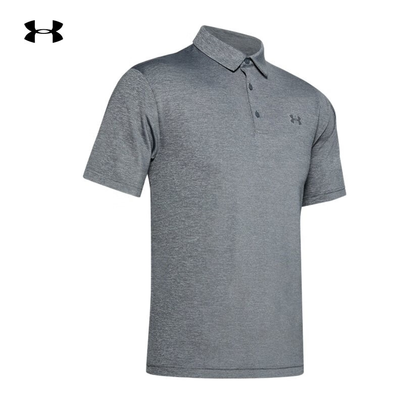 安德瑪T恤Polo衫男子春夏高爾夫翻領短袖商務休閑運動半袖上衣 1351131-036