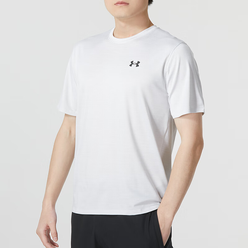 安德瑪男裝短袖 運動服健身訓(xùn)練潮流時尚透氣圓領(lǐng)半袖T恤衫 1361426-100