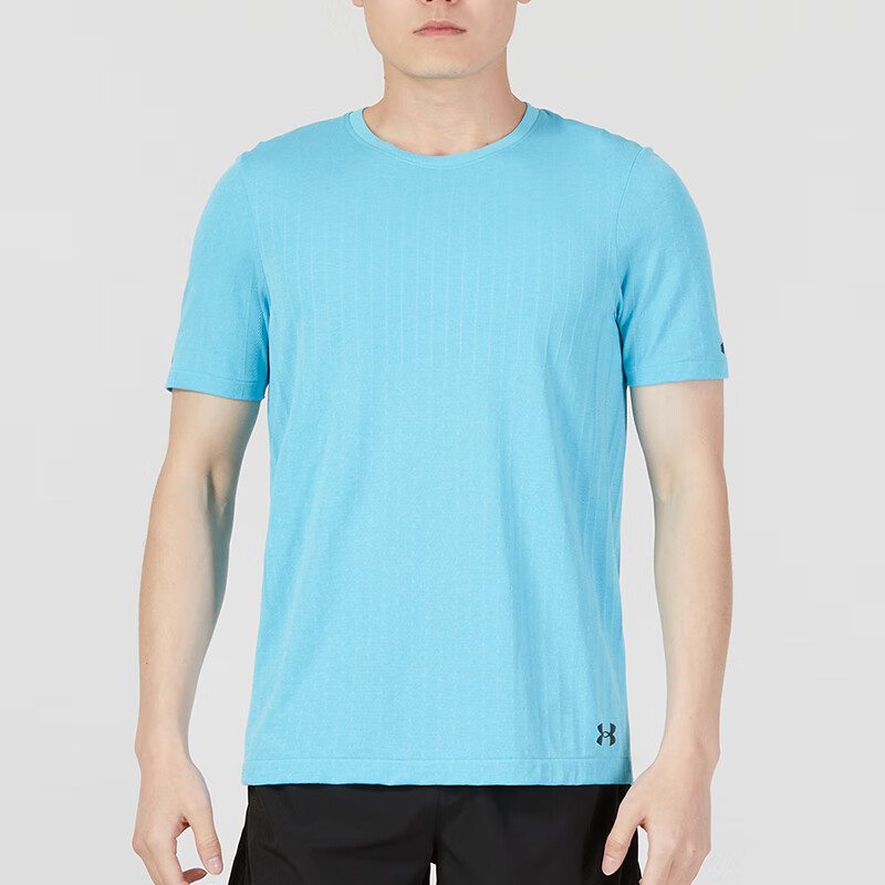 安德瑪男裝短袖運(yùn)動(dòng)服訓(xùn)練潮流時(shí)尚透氣圓領(lǐng)半袖T恤衫 1373724-433