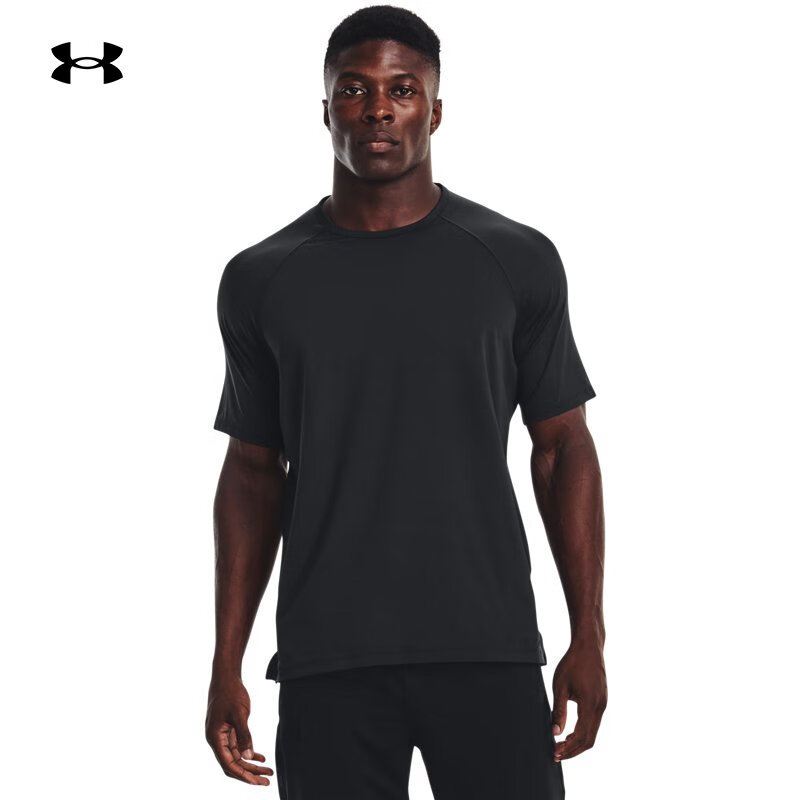 安德瑪男子訓(xùn)練運動短袖T恤1373728-001