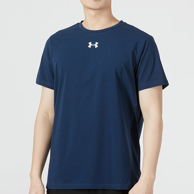 安德瑪男裝短袖 運動服健身訓(xùn)練快干透氣寬松休閑半袖T恤衫 22500514-408