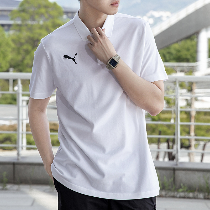 彪馬短袖男運(yùn)動(dòng)休閑服健身訓(xùn)練跑步透氣polo衫寬松T恤 656579-03-04