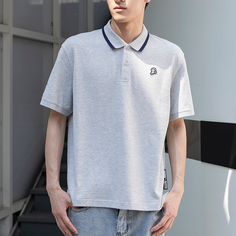 彪馬t恤男 2023夏季新款運(yùn)動(dòng)服健身訓(xùn)練跑步透氣休閑服polo衫寬松短袖 536945-04