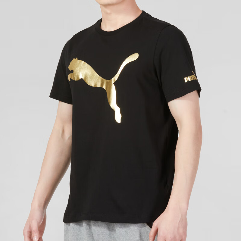 彪馬（Puma）短袖男裝女裝運(yùn)動(dòng)服跑步健身訓(xùn)練透氣寬松休閑T恤 624892-01