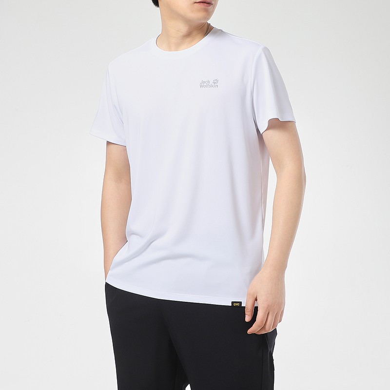 狼爪男裝 運(yùn)動服跑步訓(xùn)練休閑舒適透氣速干短袖T恤 5820272-5018