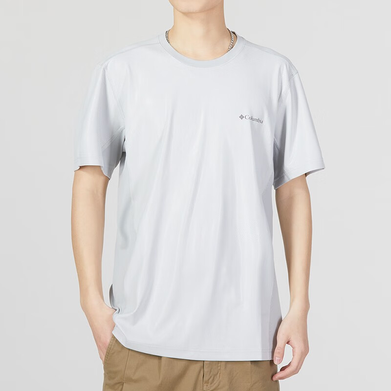 哥倫比亞T恤男戶(hù)外休閑越野跑防紫外線快干防曬短袖上衣AE0188 AE0188020