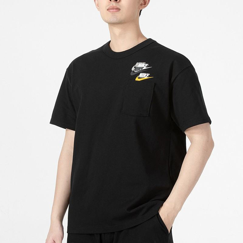 耐克男裝短袖運(yùn)動(dòng)服潮服logo跑步籃球棉質(zhì)T恤衫休閑上衣 DV3316-010