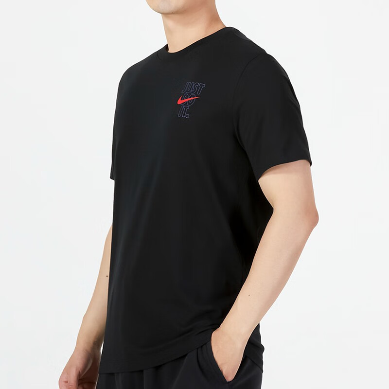 耐克T恤男裝 運(yùn)動(dòng)服中高考滿分戶外籃球服健身訓(xùn)練衣 DX0322-010