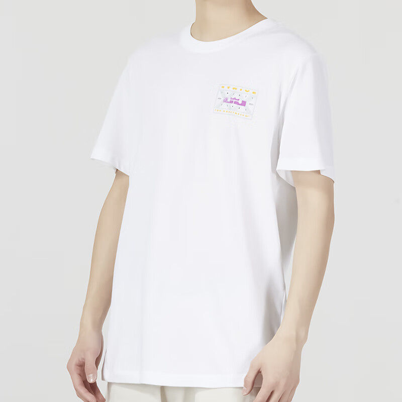 耐克t恤男裝 籃球訓(xùn)練運(yùn)動(dòng)服時(shí)尚印花休閑服跑步透氣短袖 FD0073-100