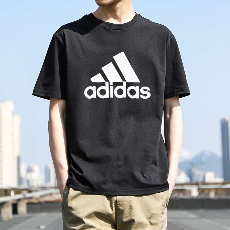 阿迪達(dá)斯短袖男三葉草運(yùn)動(dòng)服健身體恤透氣圓領(lǐng)純棉短袖T恤男 IC9347