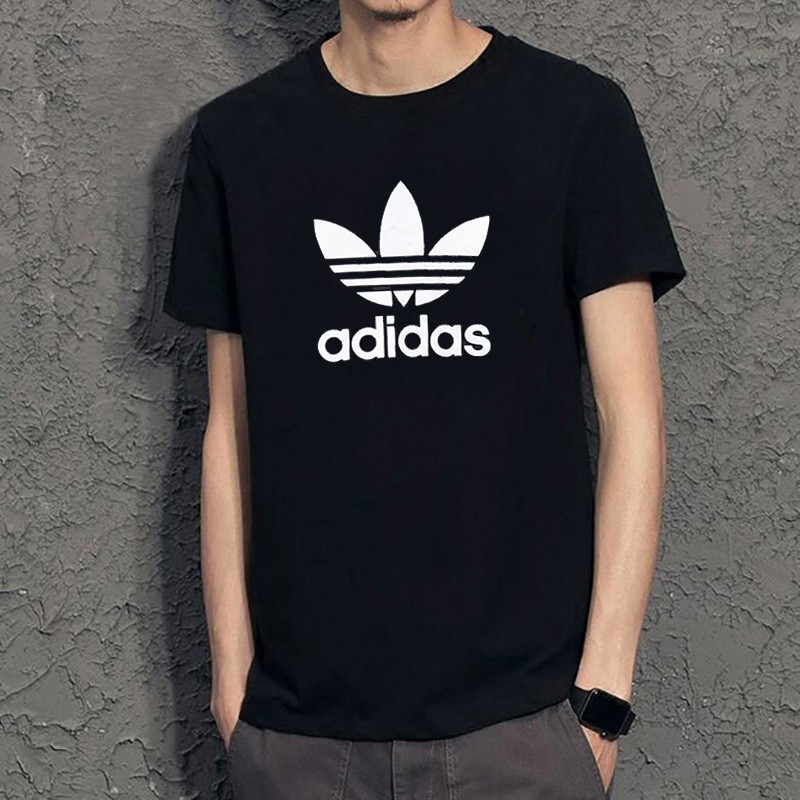 阿迪達(dá)斯 短袖男運(yùn)動(dòng)服三葉草體恤休閑透氣圓領(lǐng)半袖純棉T恤上衣男 H06642