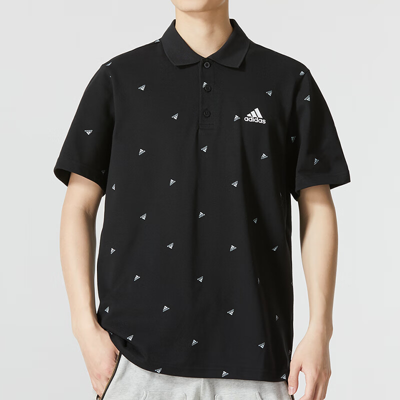 阿迪達(dá)斯polo衫男 高爾夫運(yùn)動服跑步翻領(lǐng)短袖商務(wù)休閑透氣棉質(zhì)t恤 IA8151
