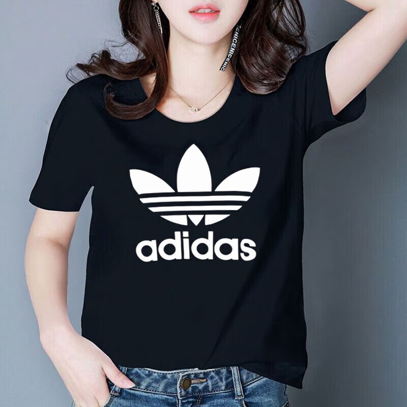 阿迪達斯三葉草女裝短袖T恤運動服時尚舒適透氣休閑圓領(lǐng)半袖衫上 FM3311
