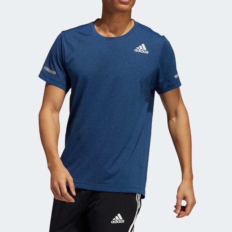 阿迪達(dá)斯T恤男健身運動服透氣寬松半袖圓領(lǐng)短袖男 HB8520