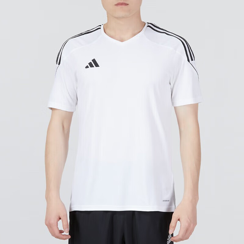 阿迪達(dá)斯男裝休閑短袖T恤寬松圓領(lǐng)運動服舒適透氣半袖t恤衫男 HR4610