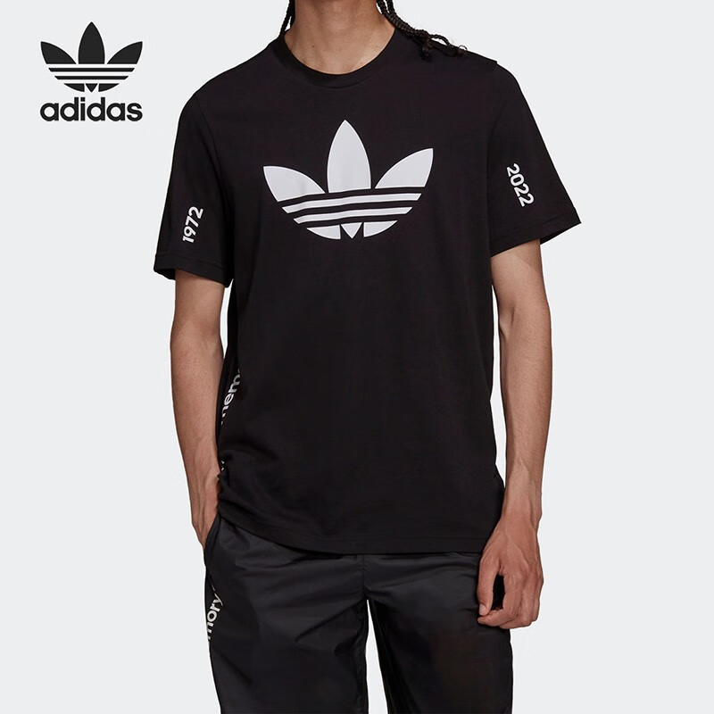 阿迪達(dá)斯三葉草 男子運動短袖T恤 HC7166