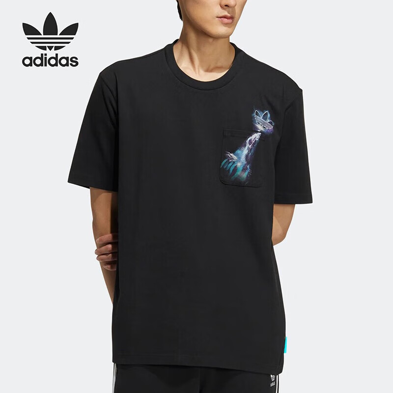 阿迪達(dá)斯三葉草 男子運動T恤 HM8029