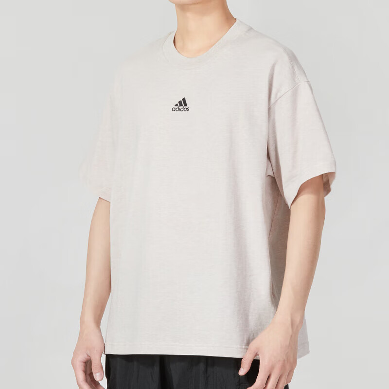 阿迪達(dá)斯 短袖t恤男裝 跑步運動健身訓(xùn)練舒適快干透氣休閑圓領(lǐng) H65780