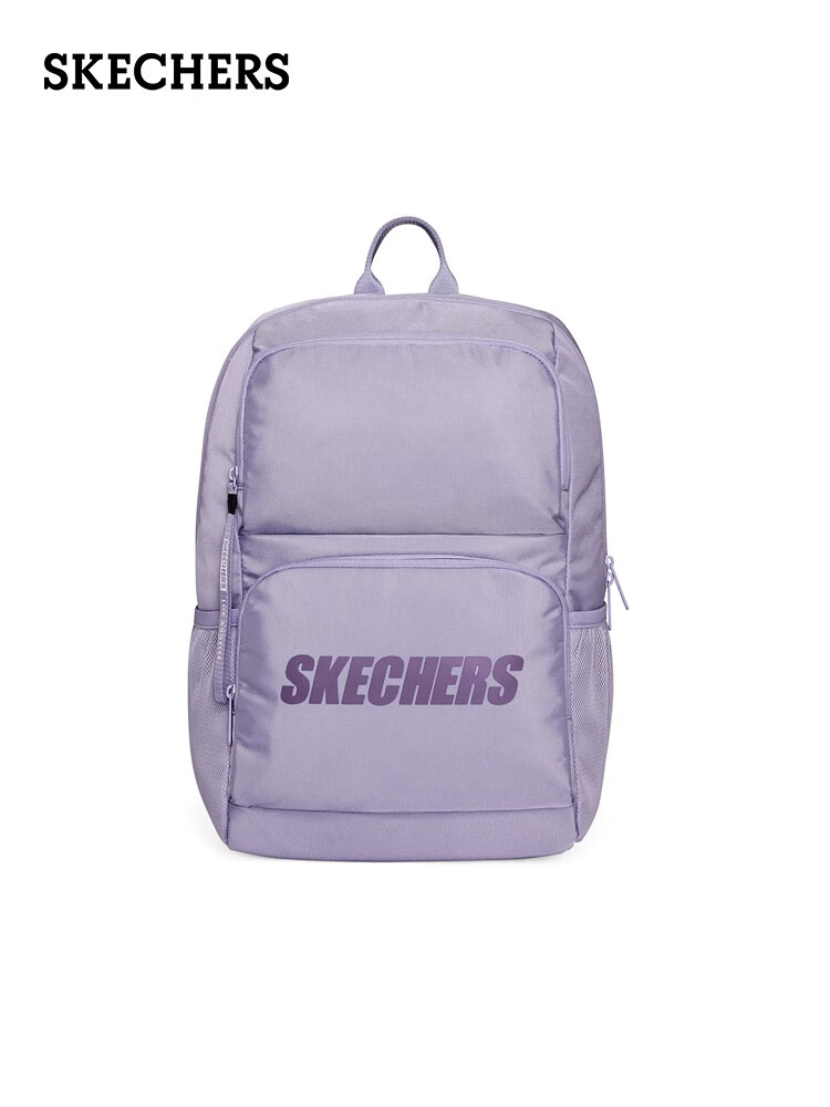 斯凱奇Skechers雙肩包男女簡約雙肩背包電腦包運動休閑包 L320U196-00KC