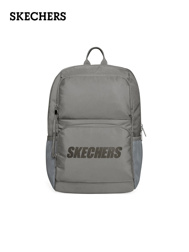 斯凱奇Skechers雙肩包男女簡約雙肩背包電腦包運動休閑包 L320U196-004L