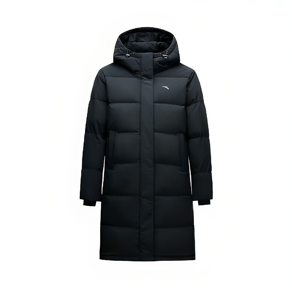 安踏速暖羽絨服丨中長款防潑水外套女冬季新款防風保暖棉服162517903