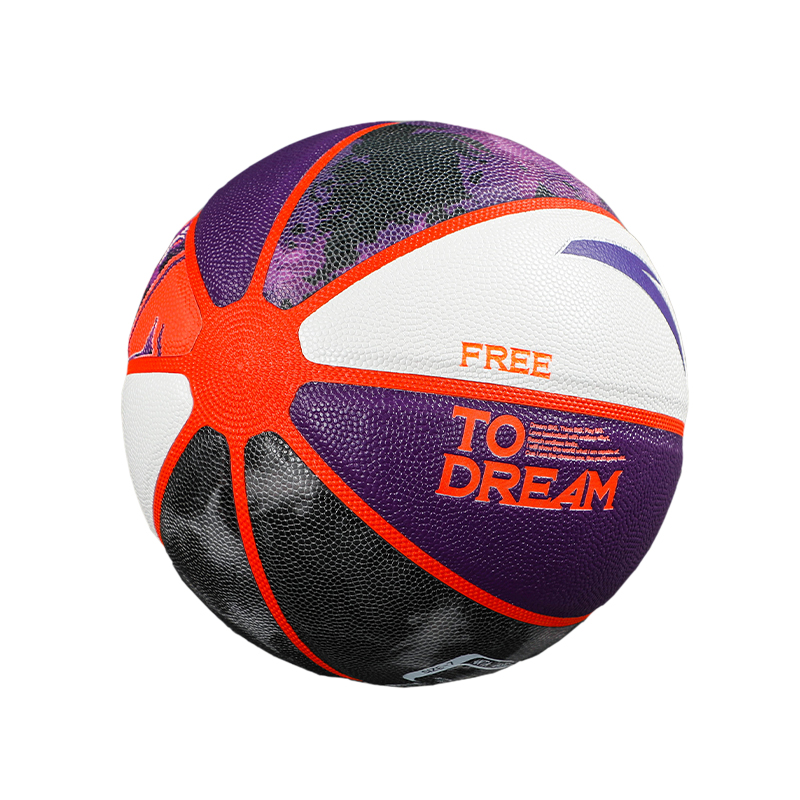 安踏輕狂籃球2024新款耐磨SHOCK酷炫街頭籃球成人7號球192211721