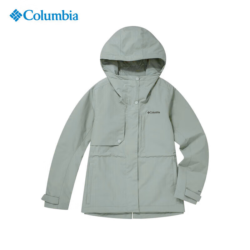 Columbia哥倫比亞棉服女24秋冬新款戶(hù)外沖鋒衣防水透氣輕薄棉服外套XR3802 348
