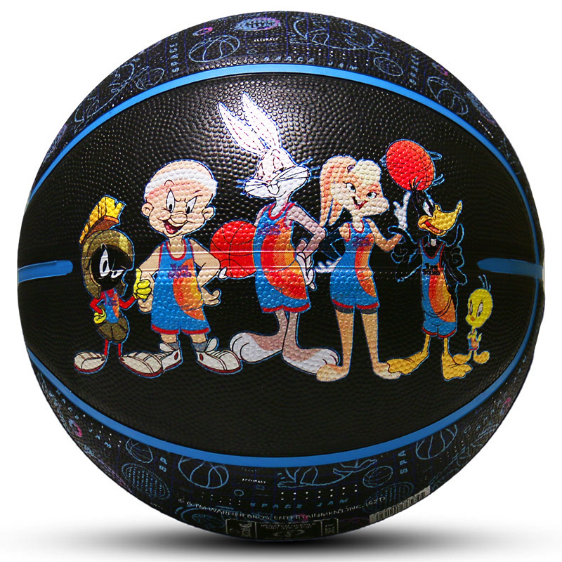 斯伯丁官方正品大灌籃2聯(lián)名比賽成人七號兔八哥詹姆斯籃球77-230Y