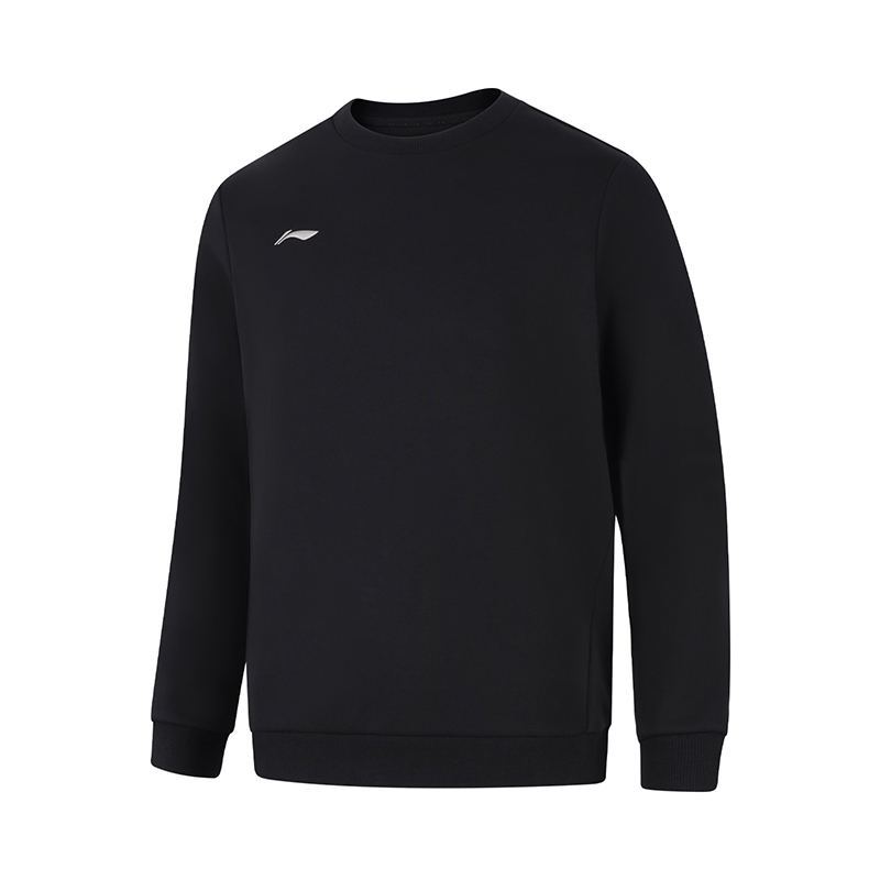 2024冬正品李寧團購男女圓領(lǐng)套頭無帽衛(wèi)衣AWDUB25-1