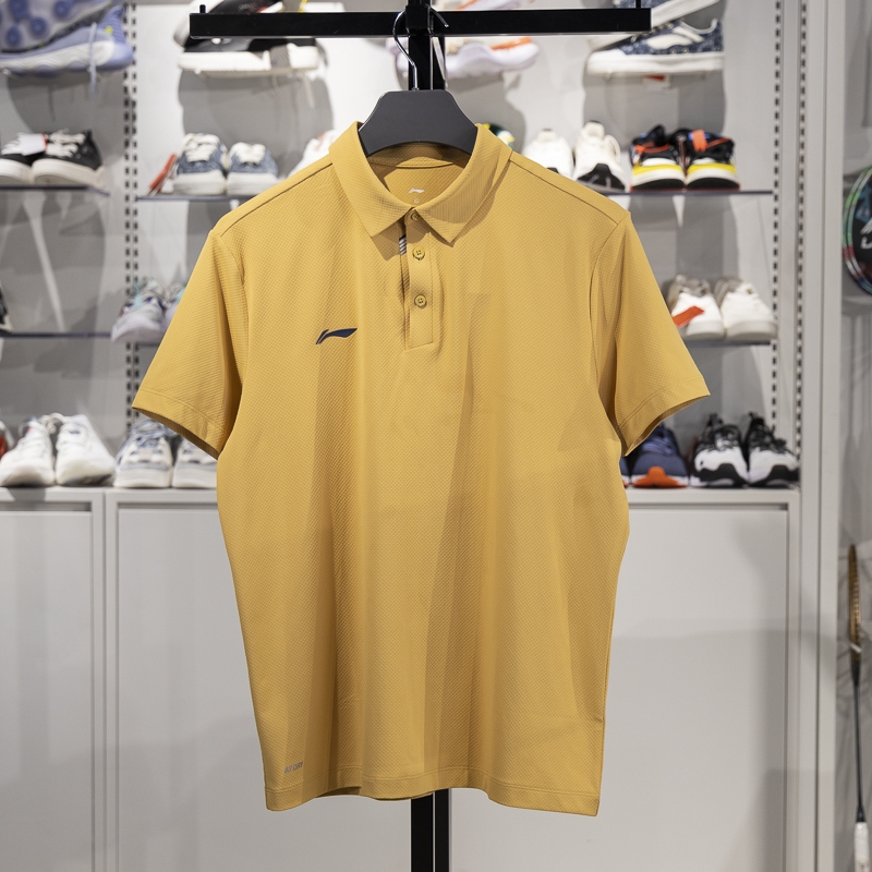 李寧短袖POLO衫男子2025新款團(tuán)購(gòu)系列夏季速干透氣翻領(lǐng)T恤APLV133-6