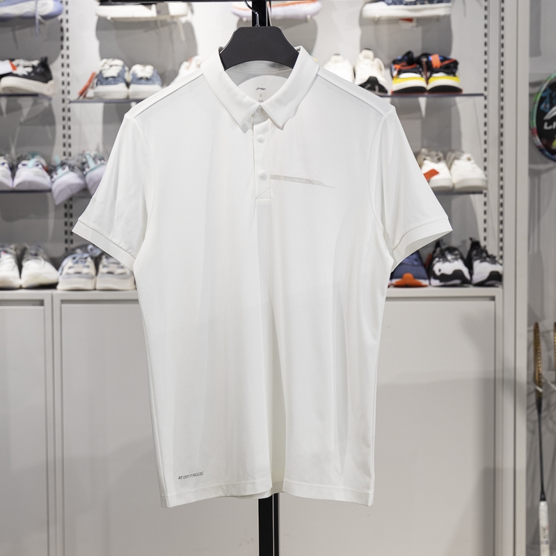 李寧短袖POLO男子2025新款夏季速干涼爽透氣運(yùn)動(dòng)翻領(lǐng)T恤APLV113-3