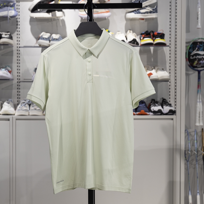 李寧短袖POLO男子2025新款夏季速干涼爽透氣運(yùn)動(dòng)翻領(lǐng)T恤APLV113-4