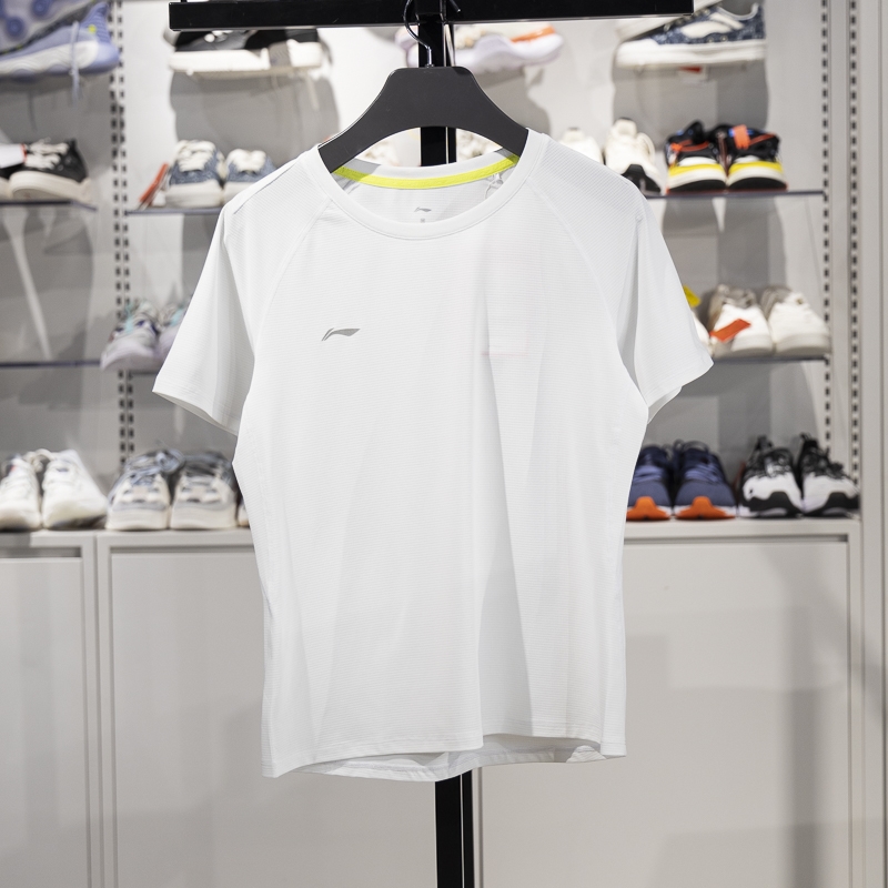 李寧短袖T恤女子2025新款團(tuán)購系列夏季速干透氣運(yùn)動上衣ATSV436-6