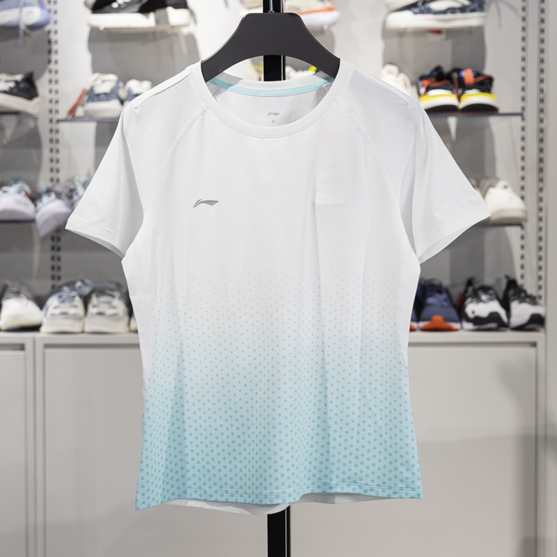 李寧短袖T恤女子2025新款團(tuán)購系列夏季速干透氣運(yùn)動上衣ATSV436-4