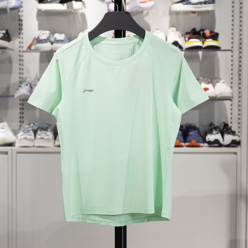 李寧短袖T恤女子2025新款團(tuán)購系列夏季速干透氣運(yùn)動上衣ATSV436-8