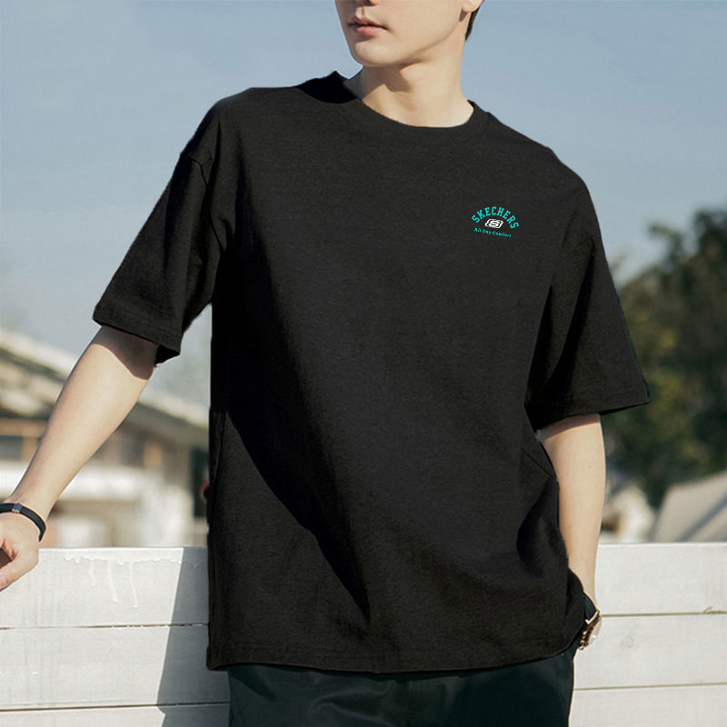 斯凱奇男裝女裝短袖T恤25夏季新款運動服跑步健身訓練服L225U070-0018