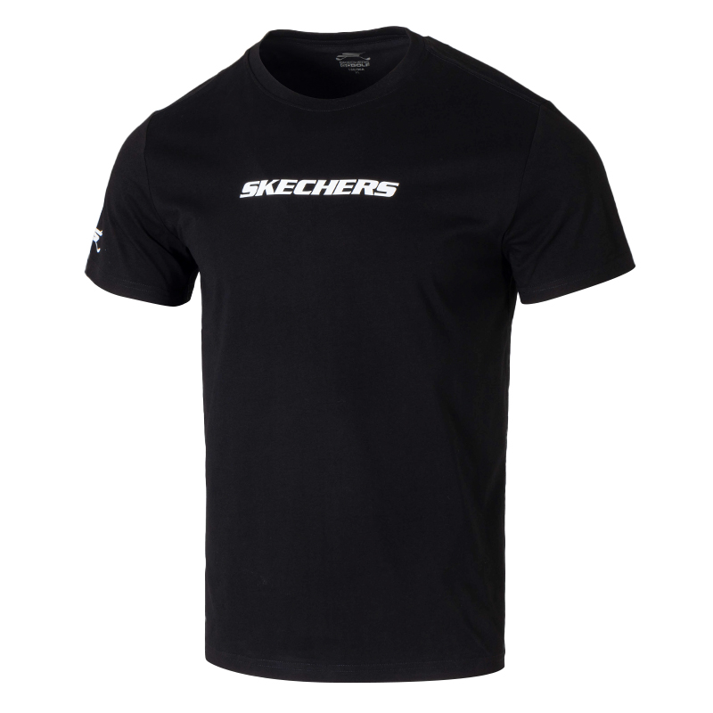 斯凱奇短袖男女情侶25新款白色針織休閑運動透氣圓領T恤P224U062-01TS