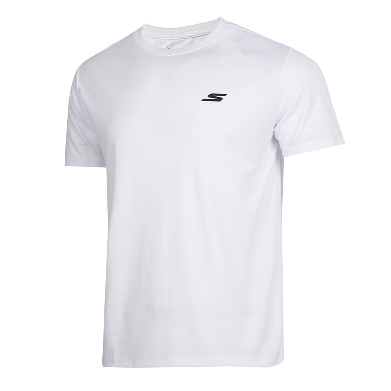 斯凱奇短袖男女同款25新款快干運動上衣圓領(lǐng)休閑跑步T恤P224U051-000Q
