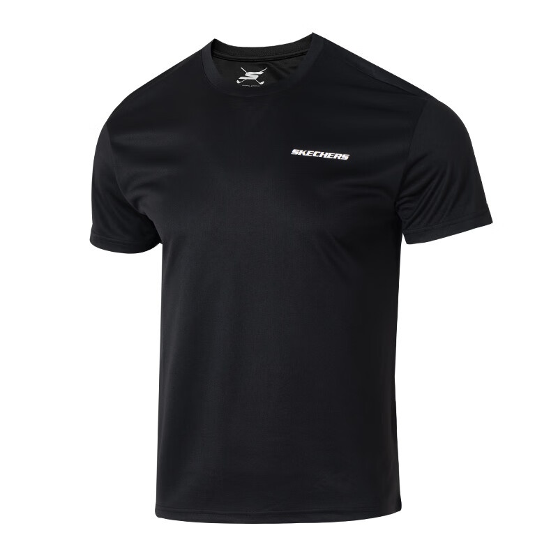 斯凱奇男女同款夏季舒適涼感寬松休閑短袖T恤衫P225U117-03K8