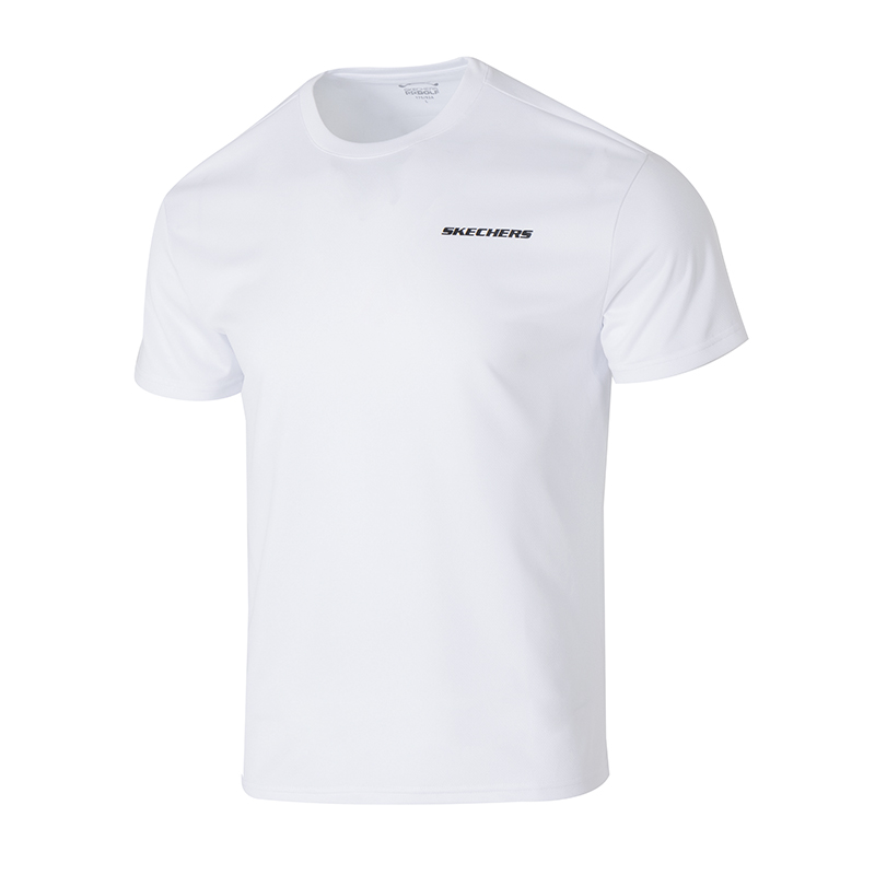 斯凱奇男女同款夏季舒適涼感寬松休閑短袖T恤衫P225U117-0019