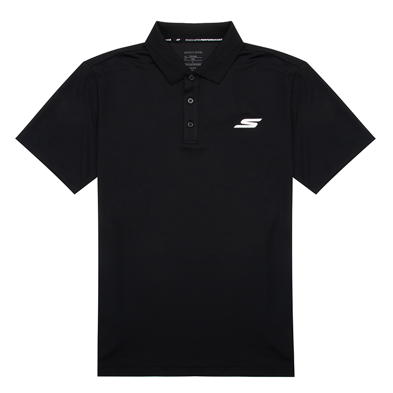 斯凱奇Polo衫男25新款翻領(lǐng)短袖T恤健身短袖半袖運(yùn)動服P122M053-0018